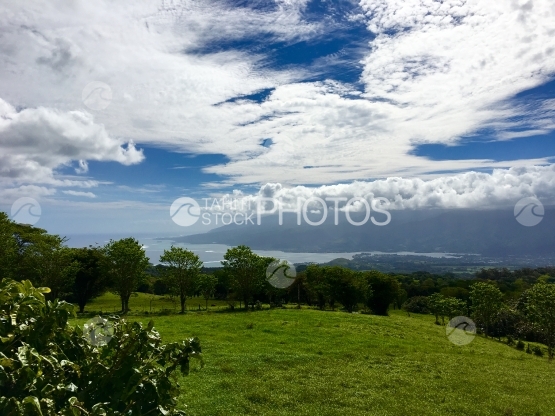 Tahiti Iti, View from the plateau de Taravao