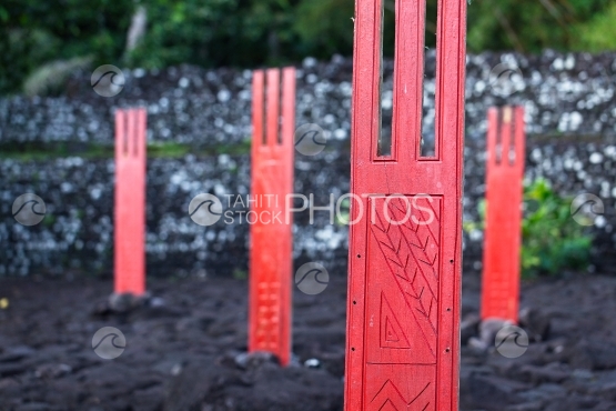 Tahiti, marae Arahurahu of Paea