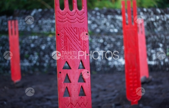 Tahiti, marae Arahurahu of Paea