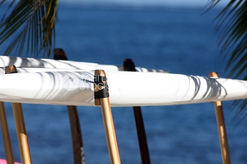 Tahitian Canoe Details, Balancier de Pirogue Polynésienne, Va'a