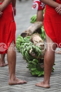 Traditionnal Race bearing fruit, Course Ã  pied des porteurs de fruits