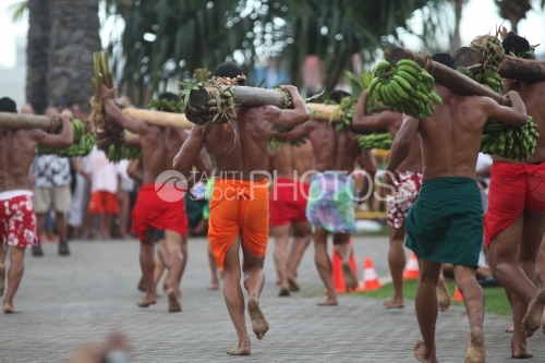 Traditionnal Race bearing fruit, Course Ã  pied des porteurs de fruits
