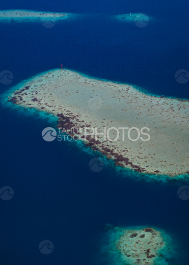 Papeari, Drone atoll, Ocean, French Polynesia, Tahiti