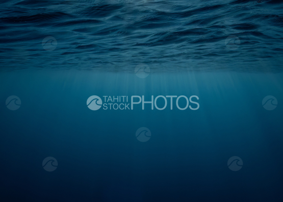 Under the Surface, Ocean, French Polynesia, Tahiti, waves