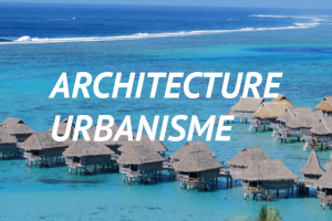 image hotel tropical et logo architecture - Tahitistockfootage