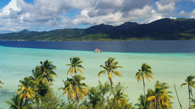 Tahiti Stock Footage: Vues aériennes