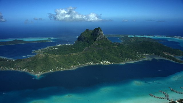 Tahiti Stock Footage: Aerial